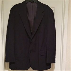 J. Crew Navy Blue 3-Button 100% Cotton Blazer EUC